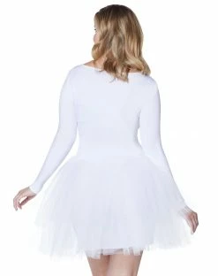 Spirit Halloween White Plus Size Tutu Starter Dress -Halloween ACCESSORIES store 01394899 c 1