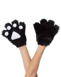 Spirit Halloween Kids Fuzzy Black Paws