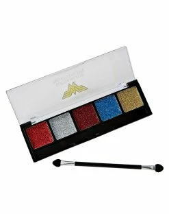 Spirit Halloween Wonder Woman Glitter Palette - DC Comics -Halloween ACCESSORIES store 01395565 b