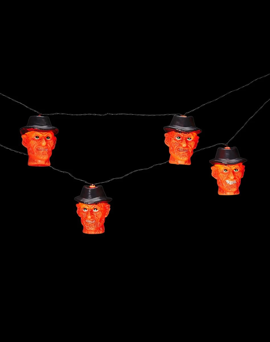 Spirit Halloween Freddy Krueger String Lights - A Nightmare on Elm Street 4 Spirit Halloween Freddy Krueger String Lights - A Nightmare on Elm Street - Image 4