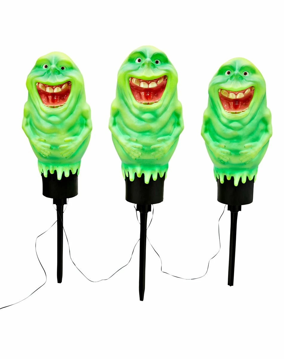 Spirit Halloween Slimer Pathway Lights - Ghostbusters 1 Spirit Halloween Slimer Pathway Lights - Ghostbusters