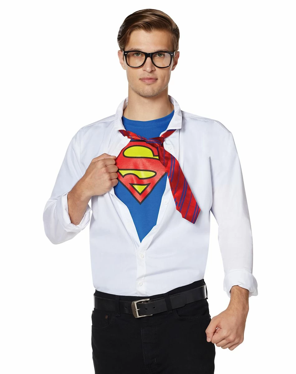 Spirit Halloween Adult Superman Shirt Kit - DC Comics 1 Spirit Halloween Adult Superman Shirt Kit - DC Comics