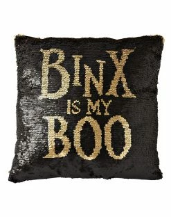 Spirit Halloween Reversible Sequined Binx Pillow - Hocus Pocus