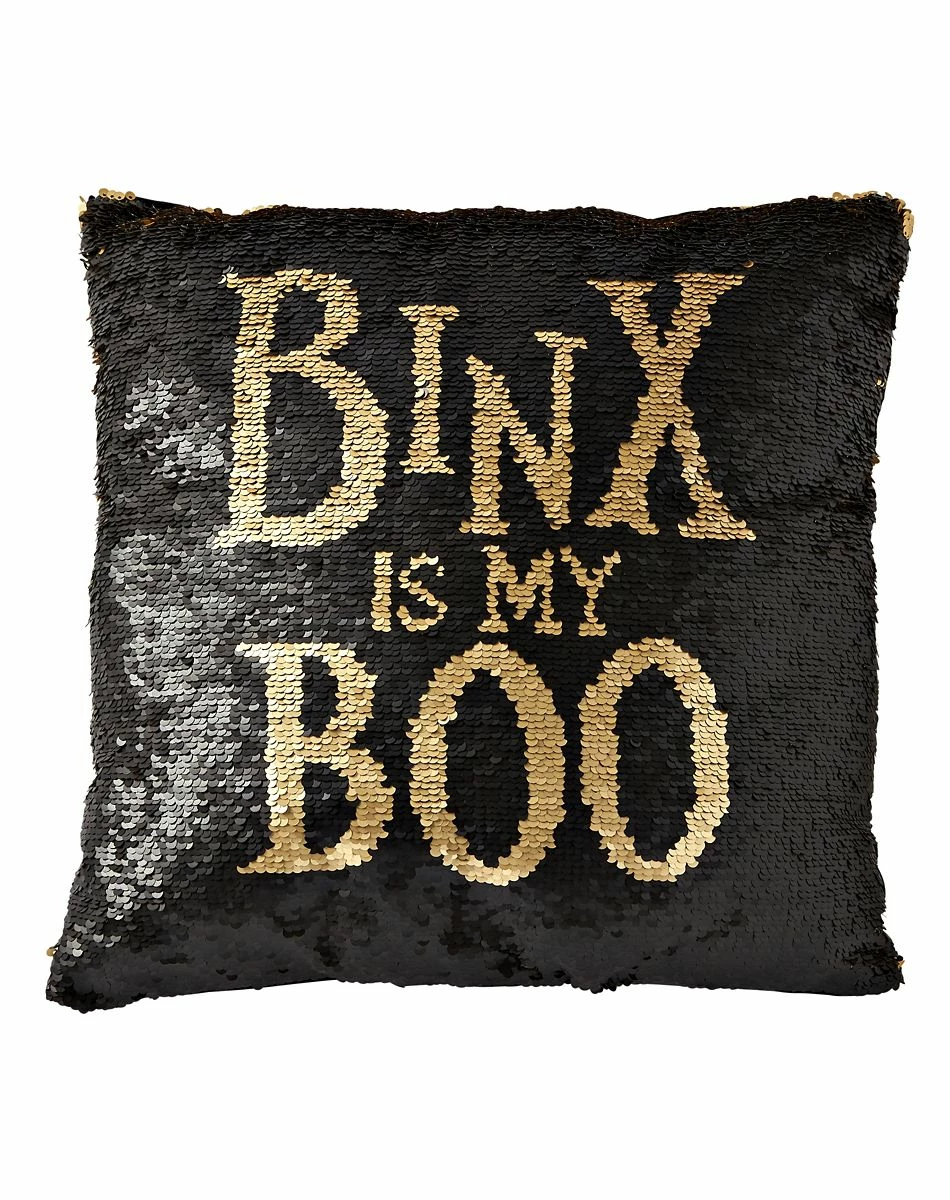 Spirit Halloween Reversible Sequined Binx Pillow - Hocus Pocus 1 Spirit Halloween Reversible Sequined Binx Pillow - Hocus Pocus