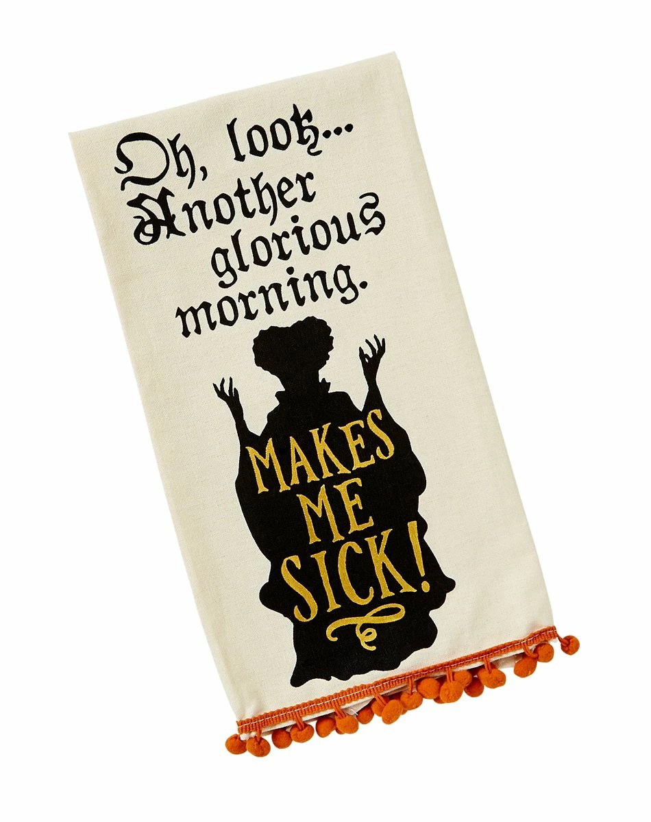 Spirit Halloween Glorious Morning Dish Towel - Hocus Pocus 1 Spirit Halloween Glorious Morning Dish Towel - Hocus Pocus