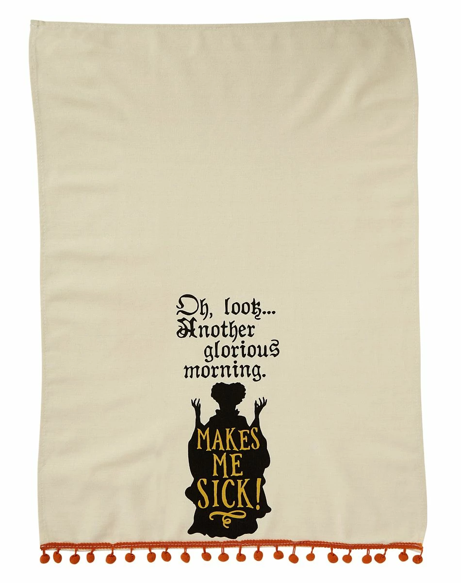 Spirit Halloween Glorious Morning Dish Towel - Hocus Pocus 2 Spirit Halloween Glorious Morning Dish Towel - Hocus Pocus - Image 2