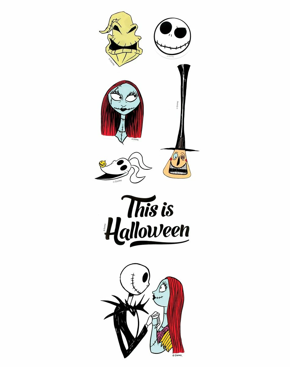 Spirit Halloween This Is Halloween Window Clings - The Nightmare Before Christmas 1 Spirit Halloween This Is Halloween Window Clings - The Nightmare Before Christmas