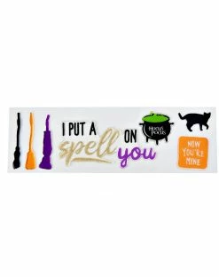 Spirit Halloween Hocus Pocus Spell Gel Window Cling - Disney