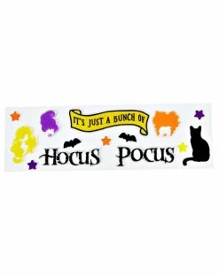 Spirit Halloween Bunch of Hocus Pocus Gel Window Cling - Disney