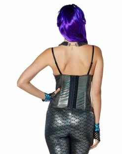 Spirit Halloween Dark Mermaid Corset -Halloween ACCESSORIES store 01399450 b