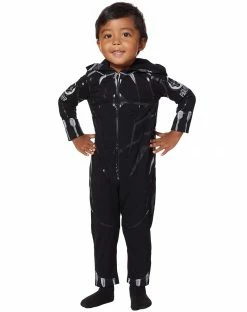 Spirit Halloween Toddler Black Panther Coveralls Costume - Marvel -Halloween ACCESSORIES store 01400902 d