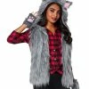 Spirit Halloween Adult Faux Fur Wolf Vest