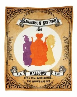 Spirit Halloween Sanderson Sisters Fleece Blanket - Hocus Pocus