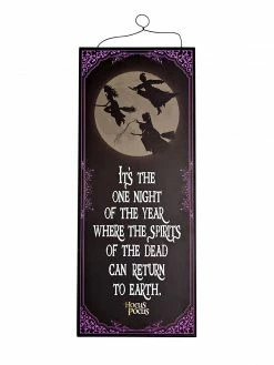Spirit Halloween Spirits of the Dead Wooden Sign - Hocus Pocus