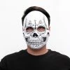 Spirit Halloween Sugar Skull Skeleton Half Mask