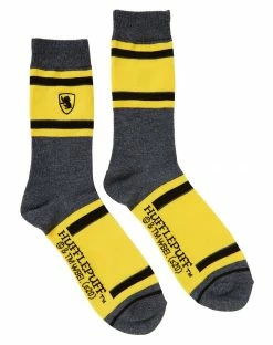 Spirit Halloween Hufflepuff Crew Socks - Harry Potter