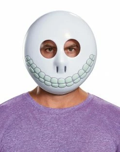 Spirit Halloween Barrel Half Mask - The Nightmare Before Christmas