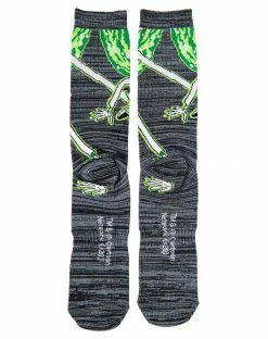 Spirit Halloween Rick and Morty Portal Crew Socks -Halloween ACCESSORIES store 01405323 b