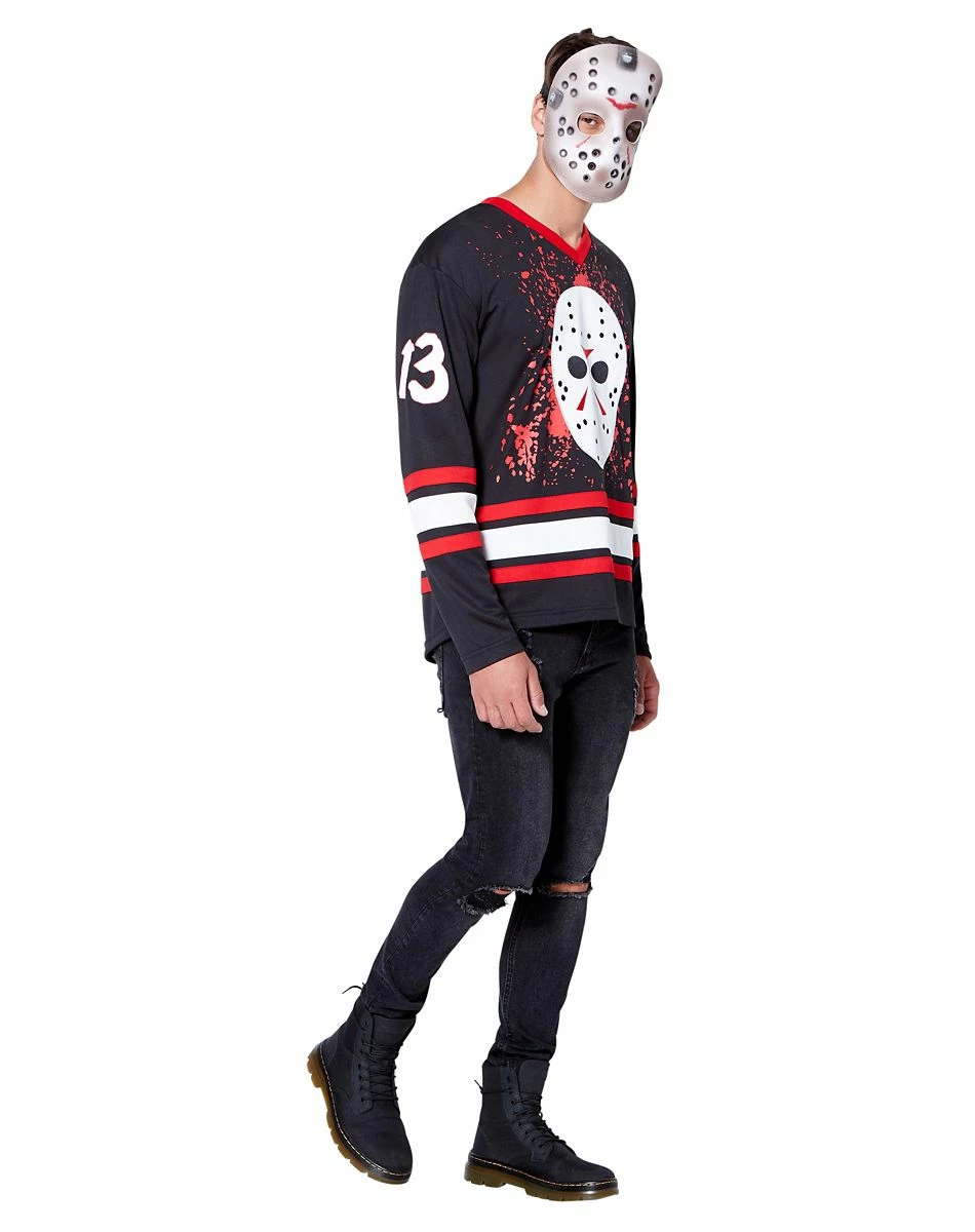 Spirit Halloween Jason Voorhees Hockey Jersey - Friday the 13th 4 Spirit Halloween Jason Voorhees Hockey Jersey - Friday the 13th - Image 4