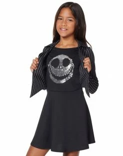 Spirit Halloween Kids Jack Skellington Dress Costume - The Nightmare Before Christmas -Halloween ACCESSORIES store 01406727 c
