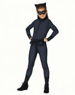 Spirit Halloween Kids Catwoman Jumpsuit Costume - DC Comics