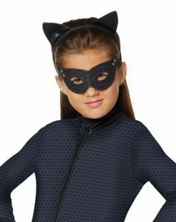 Spirit Halloween Kids Catwoman Jumpsuit Costume - DC Comics -Halloween ACCESSORIES store 01406768 d