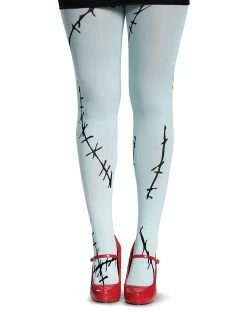 Spirit Halloween Stitched Sally Tights - The Nightmare Before Christmas -Halloween ACCESSORIES store 01407253 a
