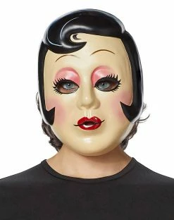 Spirit Halloween Pinup Girl Half Mask - The Strangers Prey At Night