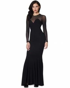 Spirit Halloween Mesh Flare Bottom Dress