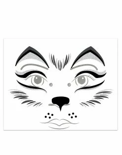 Spirit Halloween Kids Wolf Face Decal