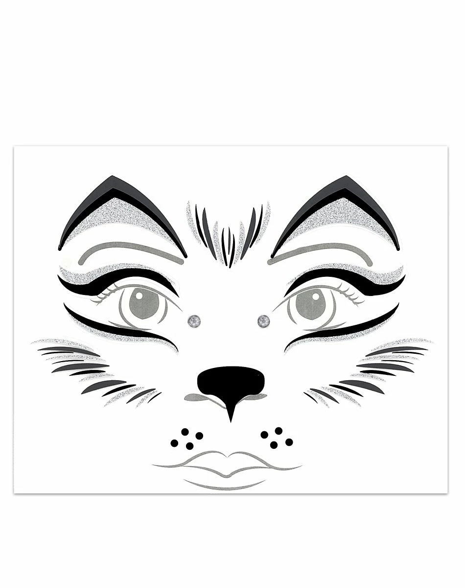 Spirit Halloween Kids Wolf Face Decal 1 Spirit Halloween Kids Wolf Face Decal