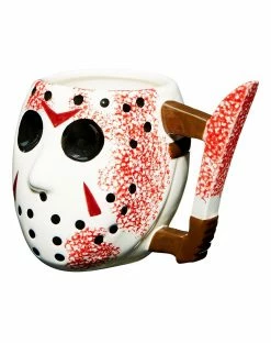 Spirit Halloween Jason Voorhees Coffee Mug 24 oz. - Friday the 13th -Halloween ACCESSORIES store 01409242 b
