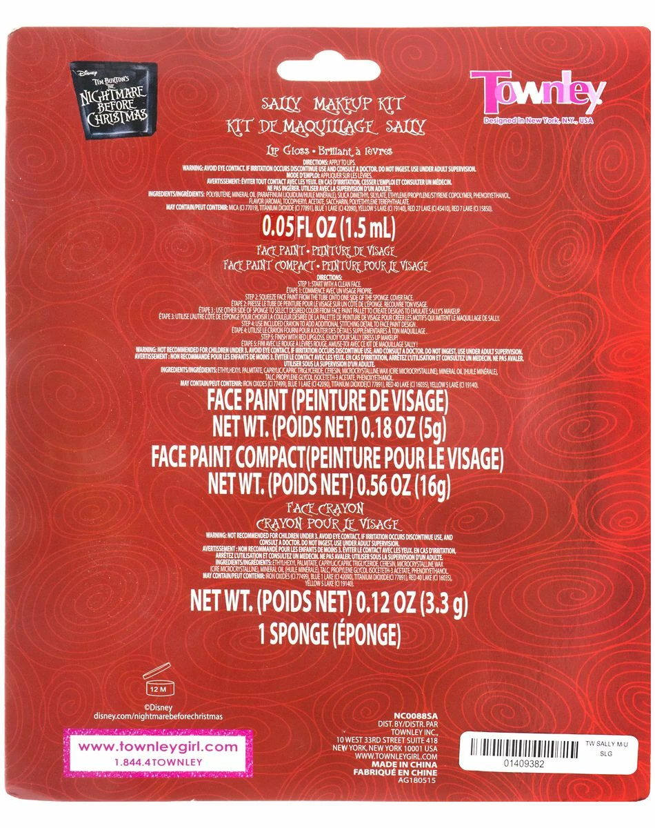 Spirit Halloween Sally Makeup Kit - The Nightmare Before Christmas 6 Spirit Halloween Sally Makeup Kit - The Nightmare Before Christmas - Image 6