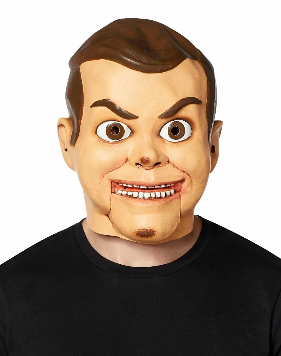 Spirit Halloween Slappy Puppet Full Mask - Goosebumps 1 Spirit Halloween Slappy Puppet Full Mask - Goosebumps