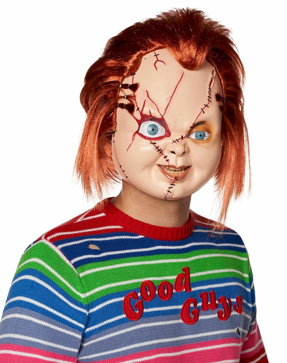 Spirit Halloween Chucky Full Mask 2 Spirit Halloween Chucky Full Mask - Image 2