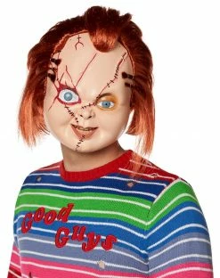 Spirit Halloween Chucky Full Mask 5 Spirit Halloween Chucky Full Mask -Halloween ACCESSORIES store 01410133 c