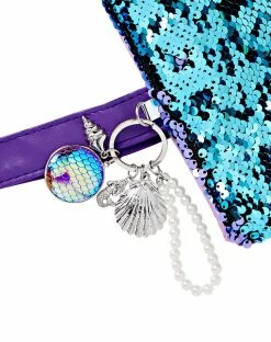 Spirit Halloween Mermaid Reversible Sequin Tote Bag -Halloween ACCESSORIES store 01410984 d