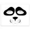 Spirit Halloween Panda Face Decal
