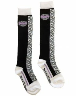 Spirit Halloween Kids Batgirl Lace-Up Socks - DC Comics