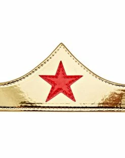 Spirit Halloween Kids Wonder Woman Tiara Gauntlet Set - DC Comics -Halloween ACCESSORIES store 01411909 c