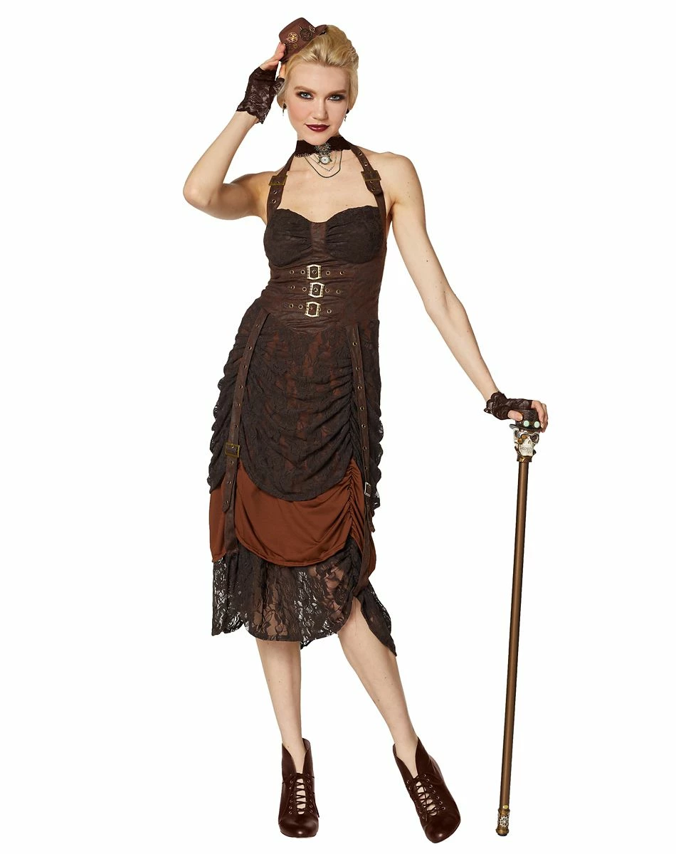 Spirit Halloween Steampunk Halter Dress 1 Spirit Halloween Steampunk Halter Dress