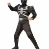 Spirit Halloween Kids Muscle Agent Venom Jumpsuit Costume - Marvel