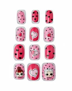Spirit Halloween Kids Press On Nails 4 Pack - LOL Surprise Doll -Halloween ACCESSORIES store 01420298 d