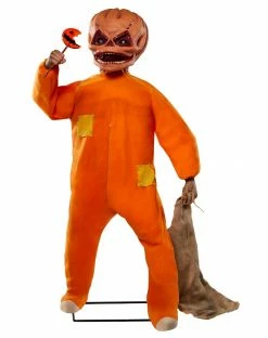 Spirit Halloween 4.3 Ft Sam Animatronic - Trick 'r Treat -Halloween ACCESSORIES store 01422898 d