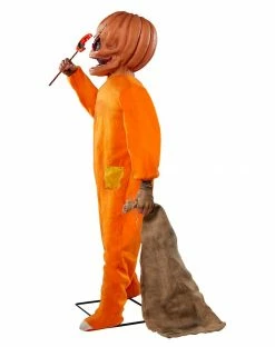 Spirit Halloween 4.3 Ft Sam Animatronic - Trick 'r Treat -Halloween ACCESSORIES store 01422898 g