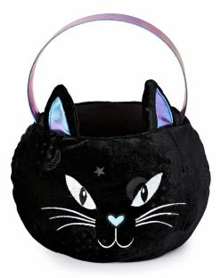 Spirit Halloween Celestial Plush Cat Treat Bucket