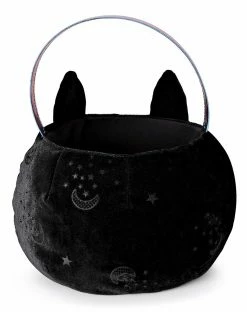 Spirit Halloween Celestial Plush Cat Treat Bucket -Halloween ACCESSORIES store 01424100 c
