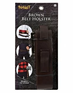 Spirit Halloween Brown Belt Holster -Halloween ACCESSORIES store 01424928 d
