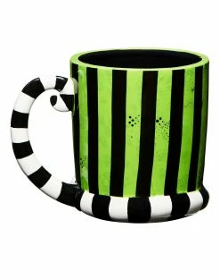 Spirit Halloween Beetlejuice Molded Coffee Mug - 20 oz. -Halloween ACCESSORIES store 01425867 c