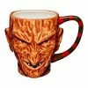Spirit Halloween Freddy Krueger Molded Coffee Mug 20 oz. - A Nightmare on Elm Street